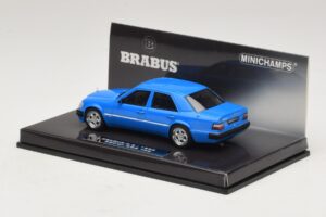 Mercedes Brabus 6.5 500E W124 Blau Minichamps 1:43 437032502 Metall – Bild 3 von 5