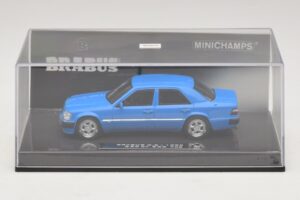 Mercedes Brabus 6.5 500E W124 Blau Minichamps 1:43 437032502 Metall – Bild 4 von 5