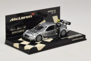 Mercedes C203 DTM Team McLaren Mercedes MP4-98T Mika & Erja Hakkinen Lapland 17 April 2000 Minichamps 1:43 530984378-P1 Metal – Bild 2 von 4