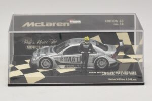 Mercedes C203 DTM Team McLaren Mercedes MP4-98T Mika & Erja Hakkinen Lapland 17 April 2000 Minichamps 1:43 530984378-P1 Metal – Bild 4 von 4
