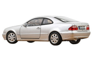 Mercedes CLK C208 Brilliant Silver Norev 1:18 183335 Metall – Bild 3 von 3