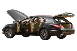 Mercedes CLS Shooting Brake X218 Obsidian Black Metallic Norev 1:18 183944 Metall – Bild 2 von 3
