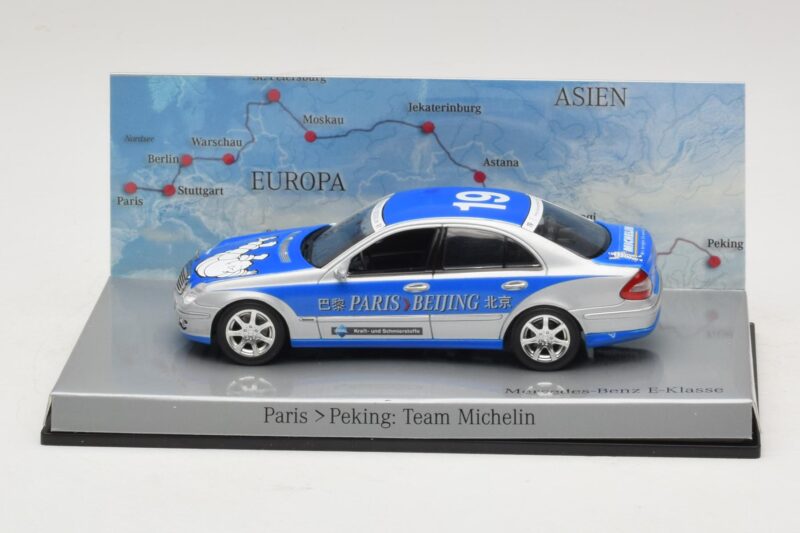 Mercedes E-Class #19 Team Michelin Rally Paris-Peking 2007 Minichamps 1:43 Mercedes E-Class #19 Team Michelin Rally Paris-Peking 2007 Minichamps 1:43 B66962269 Metall