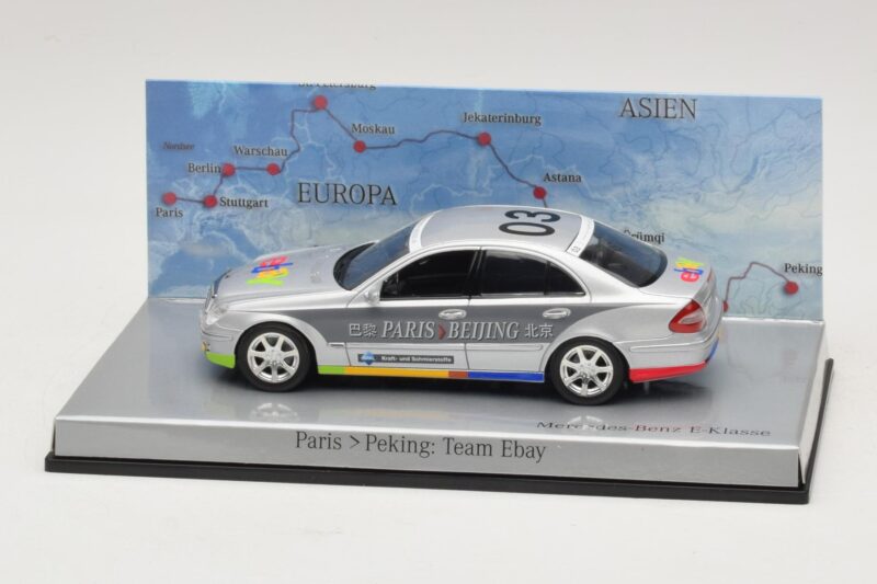 Mercedes E-Class #3 Team eBay Rally Paris-Peking 2007 Minichamps 1:43 Mercedes E-Class #3 Team eBay Rally Paris-Peking 2007 Minichamps 1:43 B66962259 Metall