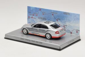 Mercedes E-Class #7 Team Auto Bild Rally Paris-Peking 2007 Minichamps 1:43 B66962263 Metall – Bild 3 von 5