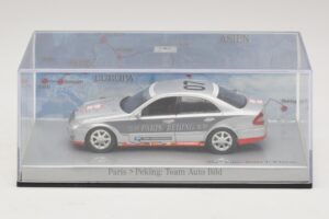 Mercedes E-Class #7 Team Auto Bild Rally Paris-Peking 2007 Minichamps 1:43 B66962263 Metall – Bild 4 von 5