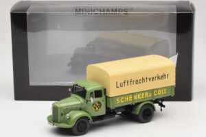 Mercedes L 3500 Pritschenwagen Schenker Minichamps 1:43 439350028 Metall – Bild 6 von 6
