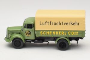 Mercedes L 3500 Pritschenwagen Schenker Minichamps 1:43 439350028 Metall – Bild 3 von 6