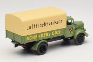 Mercedes L 3500 Pritschenwagen Schenker Minichamps 1:43 439350028 Metall – Bild 2 von 6