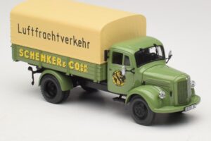Mercedes L 3500 Pritschenwagen Schenker Minichamps 1:43 439350028 Metall – Bild 4 von 6