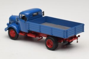 Mercedes L 3500 Kipper Blau Rot Minichamps 1:43 439350004 Metall – Bild 5 von 6
