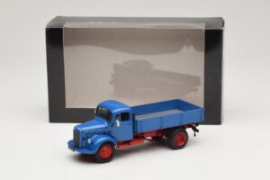 Mercedes L 3500 Kipper Blau Rot Minichamps 1:43 439350004 Metall – Bild 6 von 6
