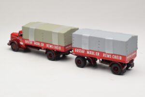 Mercedes L315 Pritschenzug Gustav Mauler Minichamps 1:43 499034720 Metall – Bild 5 von 6