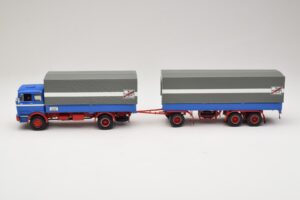Mercedes LP1620 Pritschenzug Fern Schnell Gut Minichamps 1:43 499034820 Metall – Bild 3 von 6