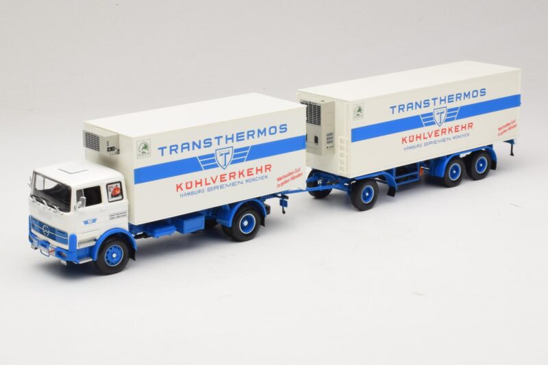 Mercedes LP1624 Kühlzug Transthermos Minichamps 1:43 499034840 Metall