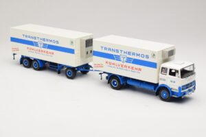 Mercedes LP1624 Kühlzug Transthermos Minichamps 1:43 499034840 Metall – Bild 4 von 6