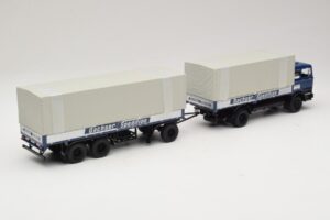 Mercedes LP1624 Pritschenzug Dachser Minichamps 1:43 499034821 Metall – Bild 2 von 6