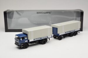 Mercedes LP1624 Pritschenzug Dachser Minichamps 1:43 499034821 Metall – Bild 6 von 6
