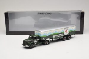 Mercedes LS315 Koffersattelzug Bärenmarke Minichamps 1:43 499034780 Metall – Bild 6 von 6