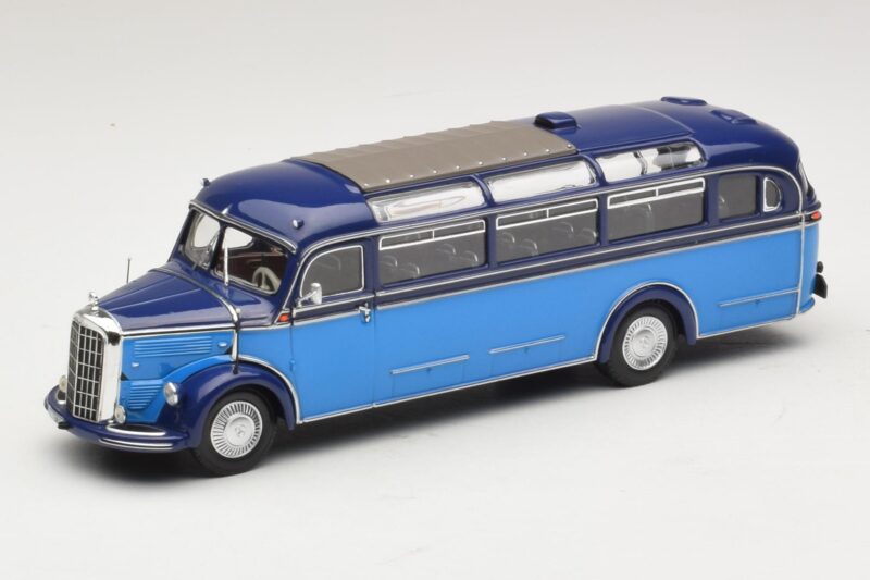 Mercedes O 3500 Bus Hellblau Dunkelblau Minichamps 1:43 439360011 Metall