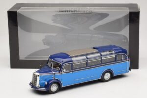 Mercedes O 3500 Bus Hellblau Dunkelblau Minichamps 1:43 439360011 Metall – Bild 6 von 6