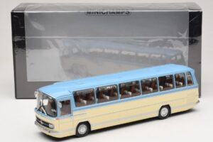 Mercedes O302 Blau Creme Minichamps 1:43 439035181 Metall – Bild 6 von 6