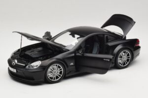 Mercedes SL65 AMG R230 Black Series Matt Black Minichamps 1:18 100038121 Metall – Bild 2 von 8
