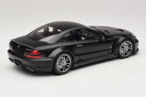 Mercedes SL65 AMG R230 Black Series Matt Black Minichamps 1:18 100038121 Metall – Bild 3 von 8