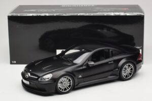 Mercedes SL65 AMG R230 Black Series Matt Black Minichamps 1:18 100038121 Metall – Bild 8 von 8