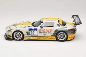 Mercedes SLS AMG GT3 #22 Graf / Jager Rowe Racing 24 Hours of Nurburgring 2013 Minichamps 1:18 151133122 Metall – Bild 3 von 6