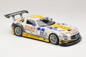Mercedes SLS AMG GT3 #22 Graf / Jager Rowe Racing 24 Hours of Nurburgring 2013 Minichamps 1:18 151133122 Metall – Bild 4 von 6