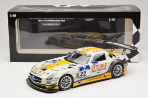 Mercedes SLS AMG GT3 #22 Graf / Jager Rowe Racing 24 Hours of Nurburgring 2013 Minichamps 1:18 151133122 Metall – Bild 6 von 6