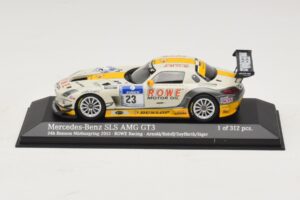Mercedes SLS AMG GT3 #23 Rowe Racing Arnold / Roloff Nurburgring 24 Hours 2013 Minichamps 1:43 410133223 Metall