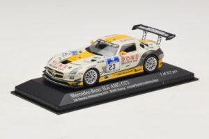 Mercedes SLS AMG GT3 #23 Rowe Racing Arnold / Roloff Nurburgring 24 Hours 2013 Minichamps 1:43 410133223 Metall – Bild 2 von 4