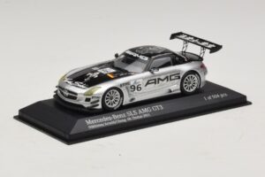 Mercedes SLS AMG GT3 #96 M. Hakkinen / R. Arnold 6 Hours of Zhuhai 2011 Minichamps 1:43 410113296 Metall – Bild 2 von 4