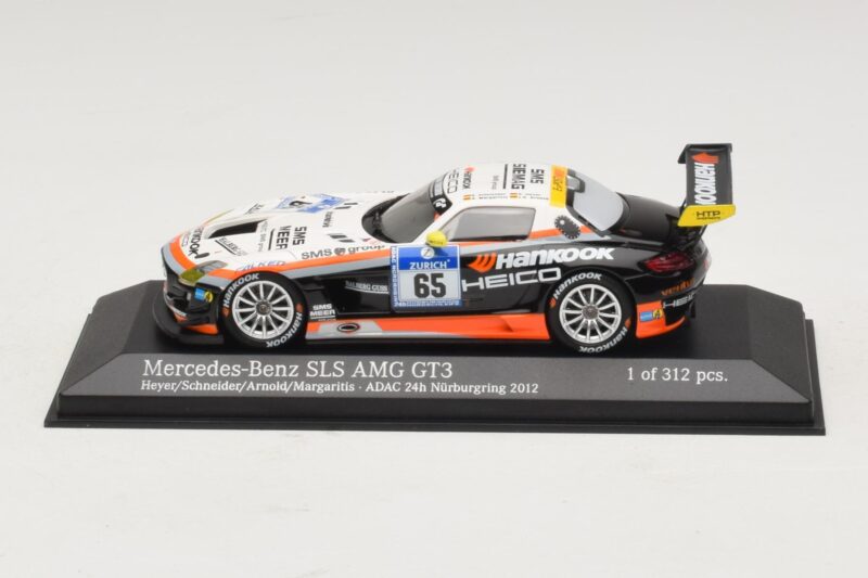 Mercedes SLS AMG GT3 #65 Hankook 24 Hours of Nurburgring 2012 Minichamps 1:43 437123265 Metall