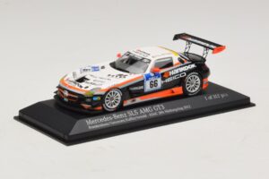 Mercedes SLS AMG GT3 #66 Hankook C. Frankenhout / Simonsen 24 Hours of Nurburgring 2012 Minichamps 1:43 437123266 Metall – Bild 2 von 4