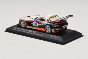 Mercedes SLS AMG GT3 #66 Hankook C. Frankenhout / Simonsen 24 Hours of Nurburgring 2012 Minichamps 1:43 437123266 Metall – Bild 3 von 4