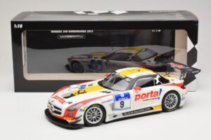 Mercedes SLS AMG GT3 #9 B. Schneider / J. Bleekemolen Black Falcon 24 Hours of Nurburgring Winner 2013 Minichamps 1:18 151133 – Bild 6 von 6