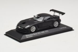 Mercedes SLS AMG GT3 Matt Schwarz Minichamps 1:43 410113200 Metall – Bild 2 von 4