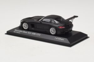 Mercedes SLS AMG GT3 Matt Schwarz Minichamps 1:43 410113200 Metall – Bild 3 von 4