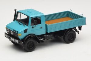 Mercedes Unimog 1300 L Pritschenwagen Blau Minichamps 1:43 439033020 Metall