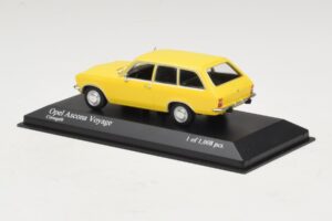Opel Ascona A Voyage Gelb Minichamps 1:43 400045811 Metall – Bild 3 von 4