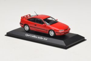 Opel Calibra Turbo 4x4 Rot Maxichamps 1:43 940045721 Metall – Bild 3 von 4