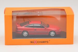 Opel Calibra Turbo 4x4 Rot Maxichamps 1:43 940045721 Metall – Bild 4 von 4
