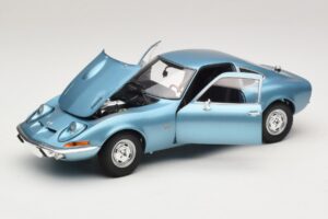 Opel GT Blue Metallic Minichamps 1:18 180049030 Metall – Bild 2 von 8