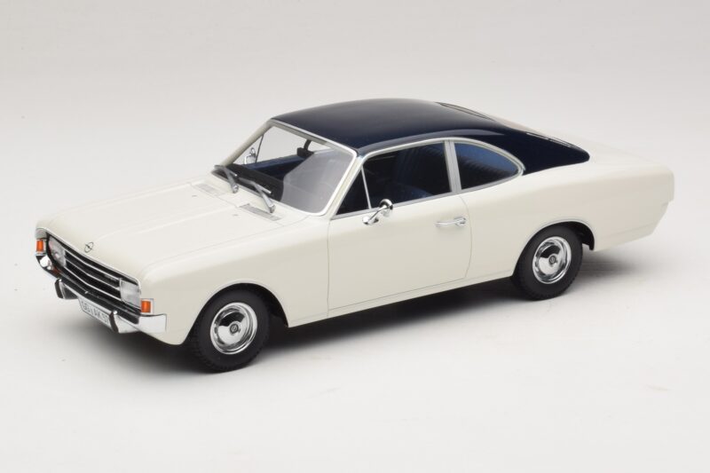 Opel Rekord C Coupé Weiss Blau Minichamps 1:18 Opel Rekord C Coupé Weiss Blau Minichamps 1:18 107047021 Resin