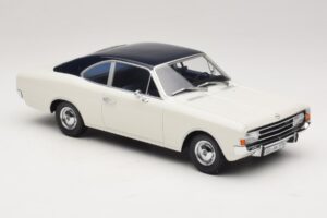 Opel Rekord C Coupé Weiss Blau Minichamps 1:18 107047021 Resin – Bild 4 von 6