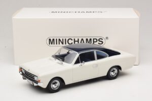Opel Rekord C Coupé Weiss Blau Minichamps 1:18 107047021 Resin – Bild 6 von 6