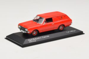 Opel Rekord Caravan Norwegian Post Minichamps 1:43 433046195 Metall – Bild 2 von 4